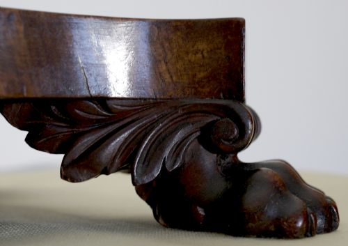A GOOD 19TH CENTURY MAHOGANY TOILET MIRROR - ADDITIONAL PHOTO 1