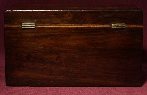 ROSEWOOD TEA CADDY - ADDITIONAL PHOTO 2