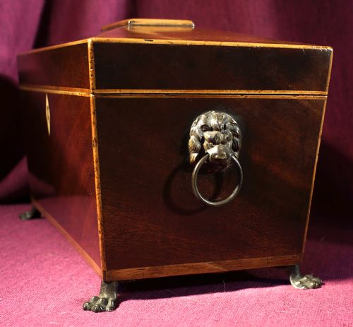 MAHOGANY SARCOPHAGUS CADDY - ADDITIONAL PHOTO 2