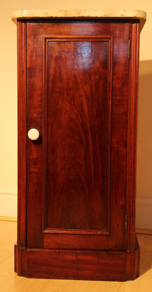 mahogany bedside cupboard - CATEGORY: ANTIQUE CABINETS - DATED 1860