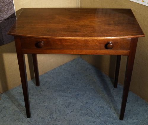 mahogany single drawer side table circa 1810 - CATEGORY: ANTIQUE TABLES - DATED 1800