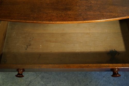 MAHOGANY SINGLE DRAWER SIDE TABLE CIRCA 1810 - ADDITIONAL PHOTO 2