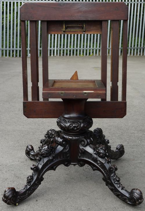 VICTORIAN 1860S EXTENDING MAHOGANY DINING TABLE - ADDITIONAL PHOTO 6