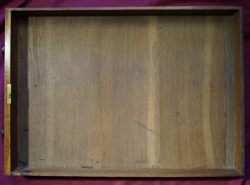 ELEGANT SOLID MAHOGANY PEMBROKE TABLE WITH BLACK AND WHITE STRINGING CIRCA 1800S - ADDITIONAL PHOTO 5