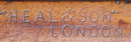 HEALS MAHOGANY SINGLE DRAWER SIDE TABLE 1880S - ADDITIONAL PHOTO 2