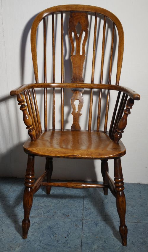 FINE EXAMPLE ASH AND ELM SEATED WINDSOR CHAIR IN EXCELLENT ALL ROUND CONDITION 1840S 054 - ADDITIONAL PHOTO 3