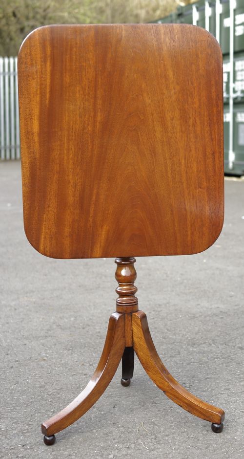 mahogany tilt top tripod table circa 1840 - CATEGORY: ANTIQUE TABLES - DATED 19TH CENTURY