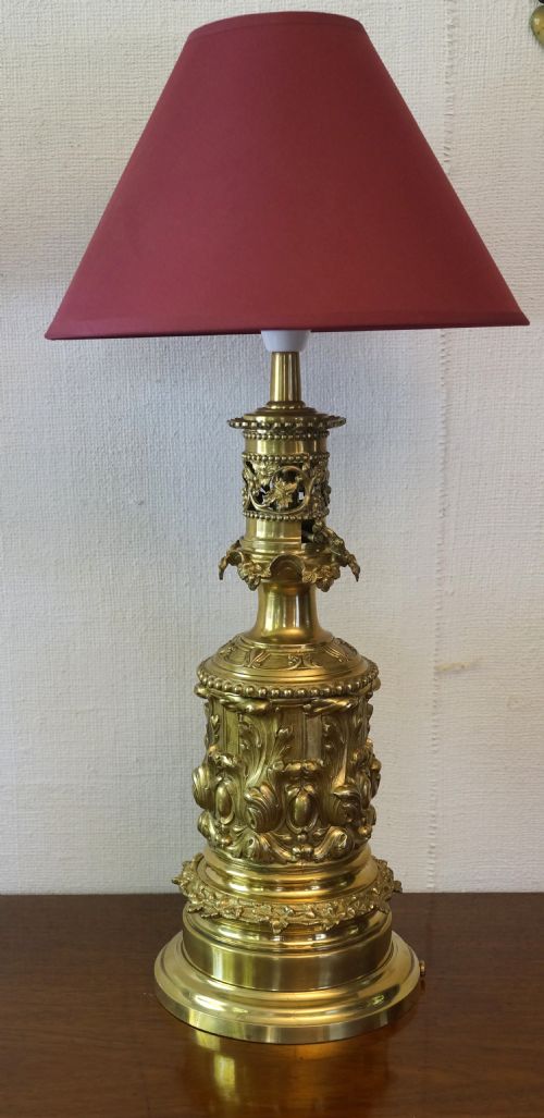 A FINE PAIR OF FRENCH MODERATOR LAMPS CIRCA 1860S - ADDITIONAL PHOTO 4