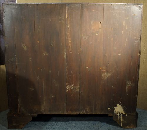 MAHOGANY GEORGIAN BUREAU ON BRACKET FEET IN EXCELLENT CONDITION CIRCA 1780 - ADDITIONAL PHOTO 5