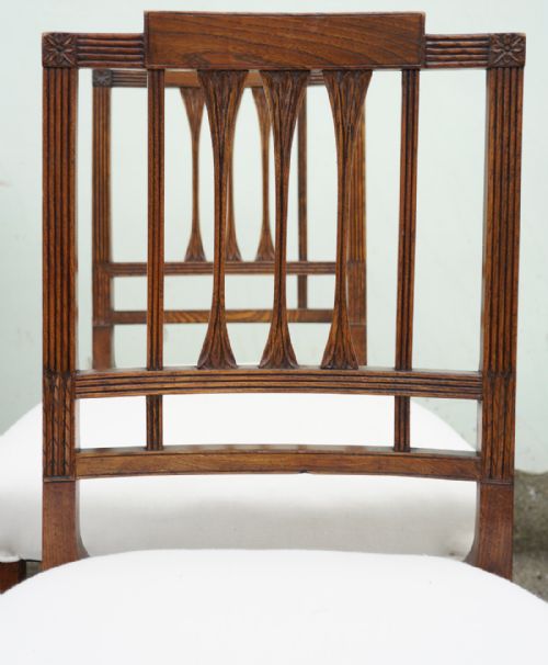 GOOD PAIR OF ELM SOLIDLY CONSTRUCTED DINING CHAIRDESK CHAIRS - ADDITIONAL PHOTO 1