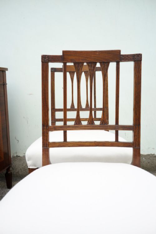 GOOD PAIR OF ELM SOLIDLY CONSTRUCTED DINING CHAIRDESK CHAIRS - ADDITIONAL PHOTO 2