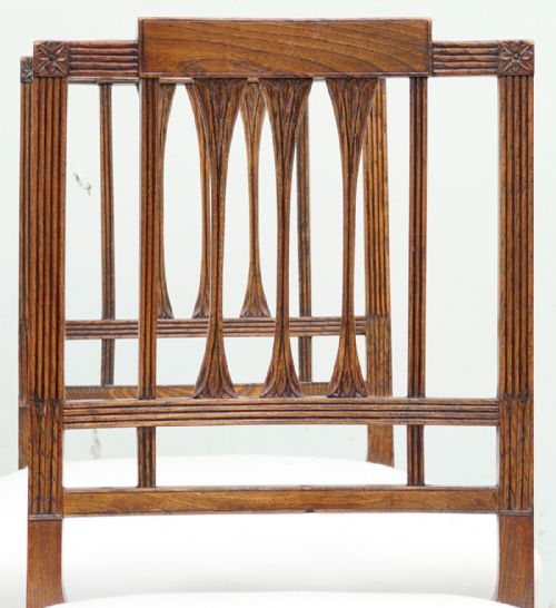 GOOD PAIR OF ELM SOLIDLY CONSTRUCTED DINING CHAIRDESK CHAIRS - ADDITIONAL PHOTO 3