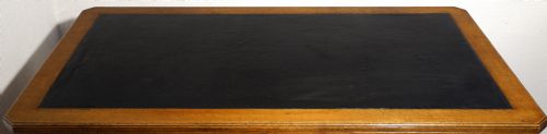 FINE QUALITY OAK KNEEHOLE DESK 1870S - ADDITIONAL PHOTO 4