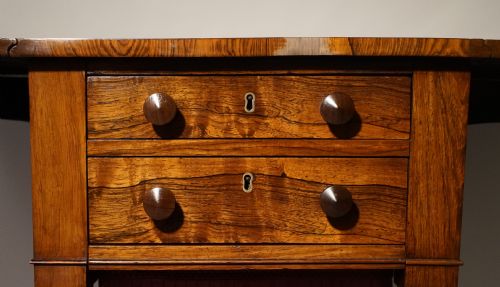 ROSEWOOD WORK TABLE CIRCA 1830S - ADDITIONAL PHOTO 2