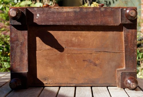 EARLY VICTORIAN MINIATURE MAHOGANY CHEST OF DRAWERS SUPPORTED ON FOUR FINELY TURNED FEET - ADDITIONAL PHOTO 4