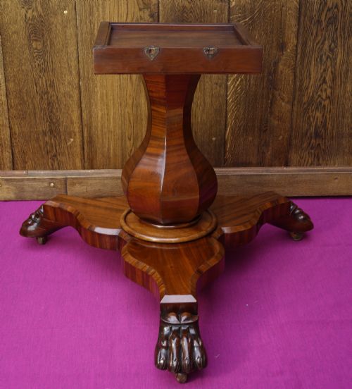 SOLID MAHOGANY 68 SEATER TILT TOP TABLE CIRCA 1840S - ADDITIONAL PHOTO 2