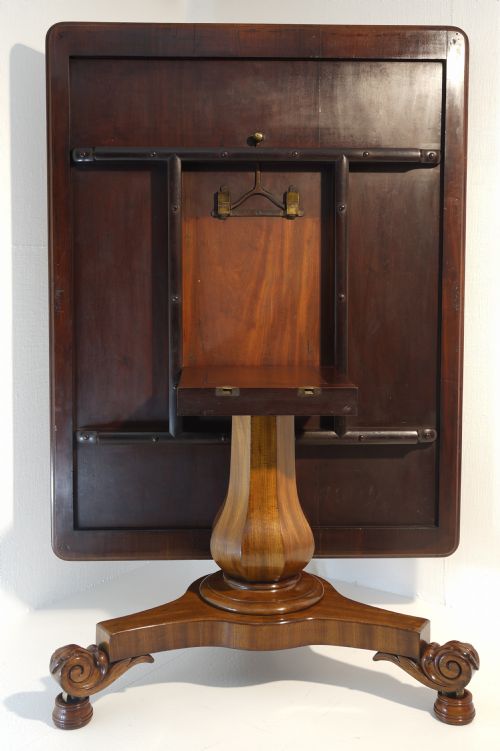 MAHOGANY DINING BREAKFAST TABLE 1840S - ADDITIONAL PHOTO 3