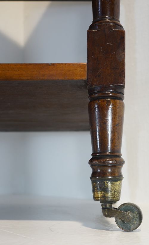 MAHOGANY THREE TIER SHELVES - ADDITIONAL PHOTO 3