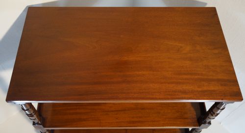 MAHOGANY THREE TIER SHELVES - ADDITIONAL PHOTO 4