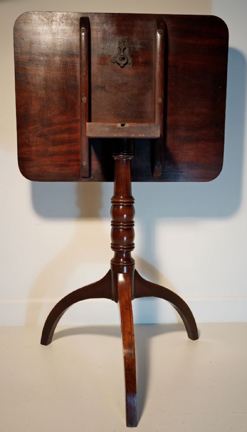 MAHOGANY TRIPOD TABLE IN SUPERB CONDITION 1810S - ADDITIONAL PHOTO 4