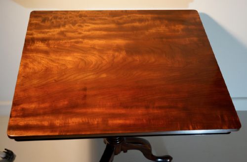 MAHOGANY DINING TABLE - ADDITIONAL PHOTO 2