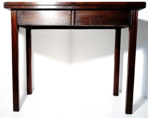 FINE GEORGIAN MAHOGANY TEA TABLE - ADDITIONAL PHOTO 4