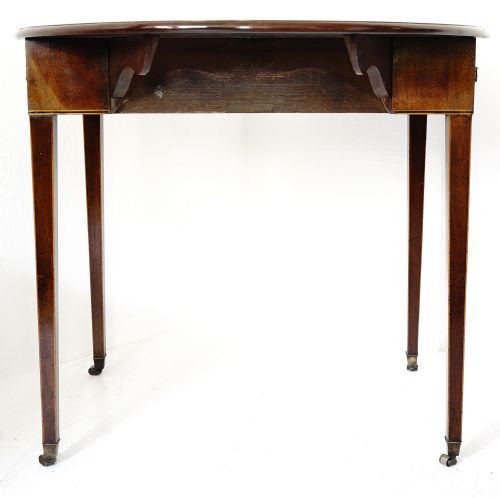 EXTREMELY ATTRACTIVE GEORGIAN FINELY FIGURED MAHOGANY PEMBROKE - ADDITIONAL PHOTO 2