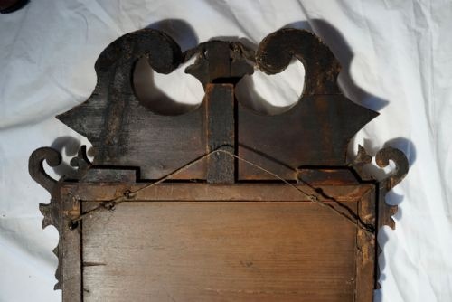 GEORGIAN MAHOGANY WALL MIRROR - ADDITIONAL PHOTO 3