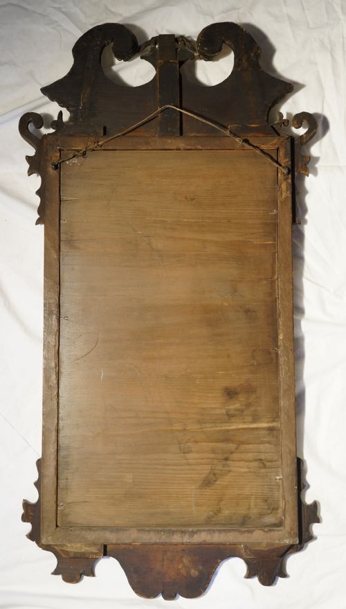 GEORGIAN MAHOGANY WALL MIRROR - ADDITIONAL PHOTO 4