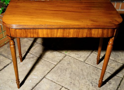 SOLID MAHOGANY LATE GEORGIAN 1815S TEA TABLE IN SHOW ROOM CONDITION - ADDITIONAL PHOTO 1