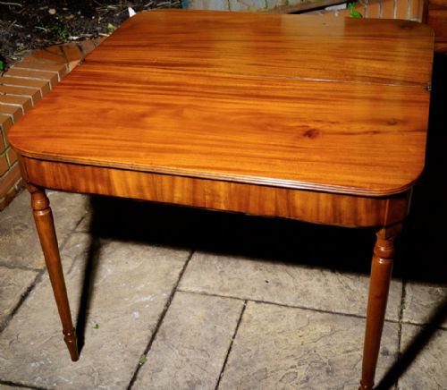 SOLID MAHOGANY LATE GEORGIAN 1815S TEA TABLE IN SHOW ROOM CONDITION - ADDITIONAL PHOTO 3