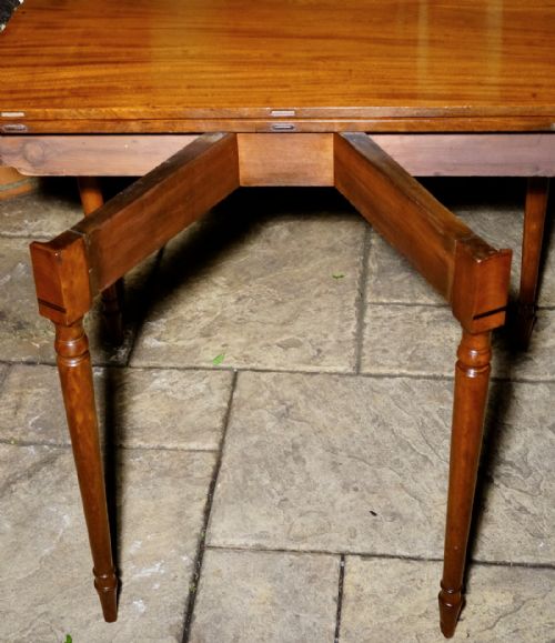 SOLID MAHOGANY LATE GEORGIAN 1815S TEA TABLE IN SHOW ROOM CONDITION - ADDITIONAL PHOTO 4