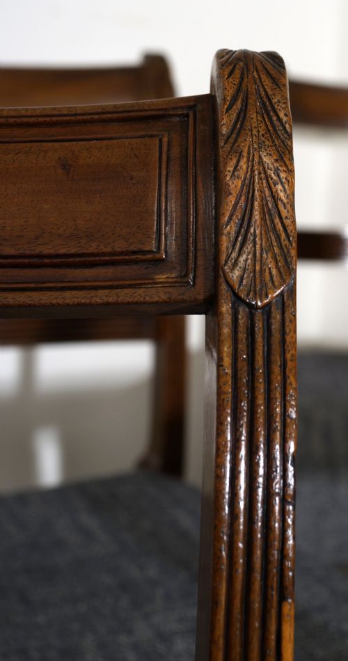SET OF SIX MAHOGANY DINING CHAIRS IN EXCELLENT RESTORED CONDITION - ADDITIONAL PHOTO 2