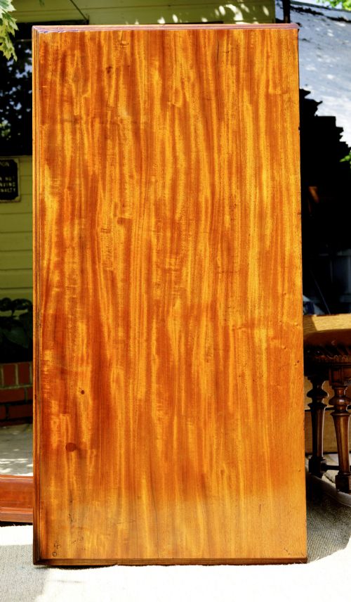 GOOD GEORGIAN MAHOGANY CHEST OF DRAWERS ON SPLAYFEET - ADDITIONAL PHOTO 5