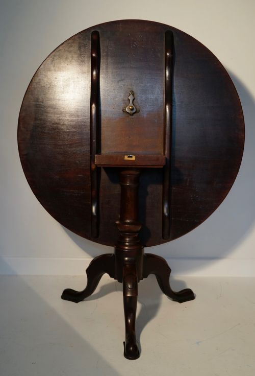 1770S GEORGIAN MAHOGANY TRIPOD TABLE - ADDITIONAL PHOTO 2
