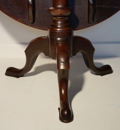 1770S GEORGIAN MAHOGANY TRIPOD TABLE - ADDITIONAL PHOTO 3