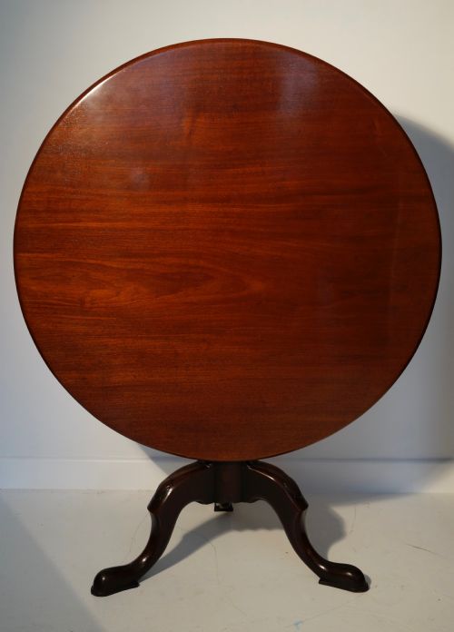 1770s georgian mahogany tripod table - CATEGORY: ANTIQUE TABLES - DATED 18TH CENTURY