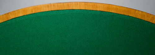 FINE PERIOD 1790S CARD TABLE WITH ORIGINAL DECORATION - ADDITIONAL PHOTO 2