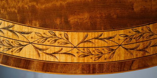 FINE PERIOD 1790S CARD TABLE WITH ORIGINAL DECORATION - ADDITIONAL PHOTO 5