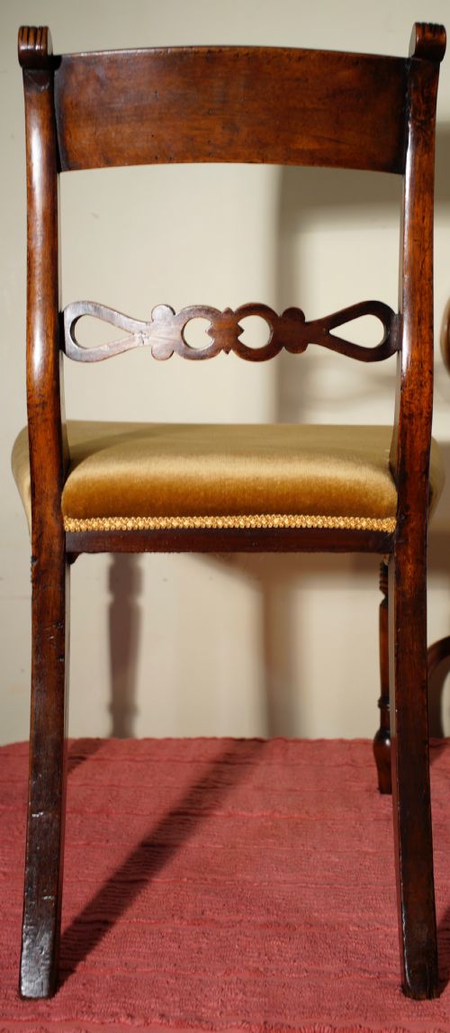 SET OF 6 LATE GEORGIAN DINING CHAIRS IN VERY GOOD CONDITION - ADDITIONAL PHOTO 1