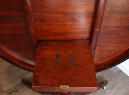 FINE QUALITY GEORGIAN MAHOGANY TILT TOP DINING TABLE - ADDITIONAL PHOTO 2