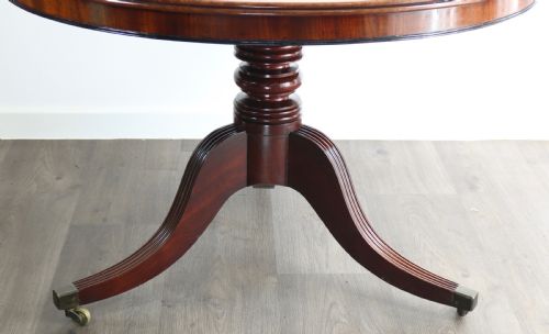 FINE QUALITY GEORGIAN MAHOGANY TILT TOP DINING TABLE - ADDITIONAL PHOTO 6