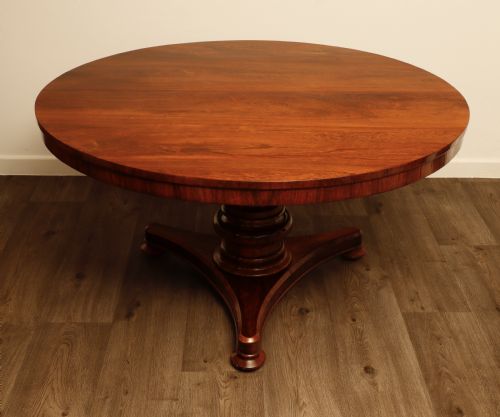 rosewood dining table 1840s - CATEGORY: ANTIQUE TABLES - DATED 19TH CENTURY