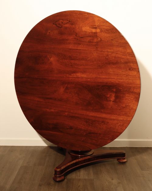 ROSEWOOD DINING TABLE 1840S - ADDITIONAL PHOTO 5