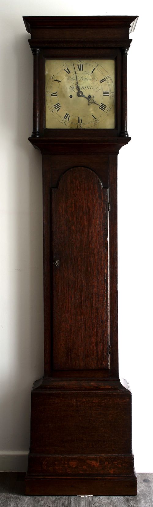 OAK LONG CASE CLOCK WILLIAM BOTHAMLEY OF SPALDING 17571759 - ADDITIONAL PHOTO 5