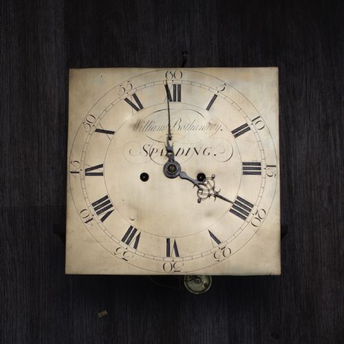 OAK LONG CASE CLOCK WILLIAM BOTHAMLEY OF SPALDING 17571759 - ADDITIONAL PHOTO 11