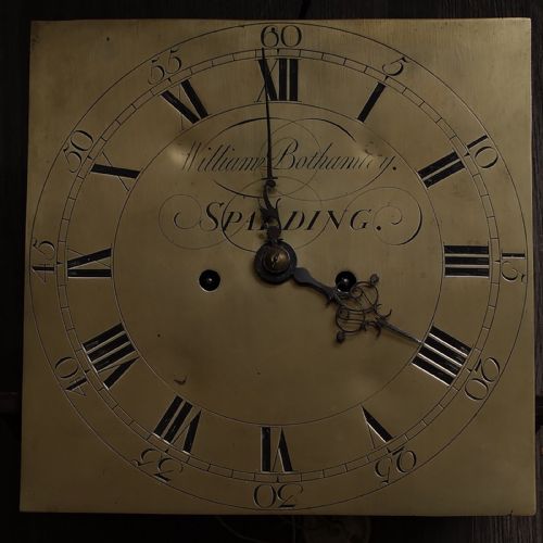 OAK LONG CASE CLOCK WILLIAM BOTHAMLEY OF SPALDING 17571759 - ADDITIONAL PHOTO 12