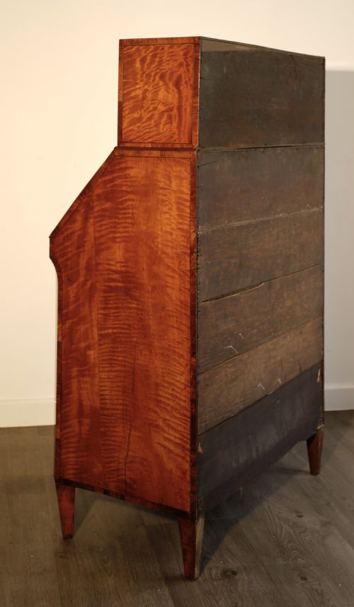 SATINWOOD BUREAU 1820S - ADDITIONAL PHOTO 9
