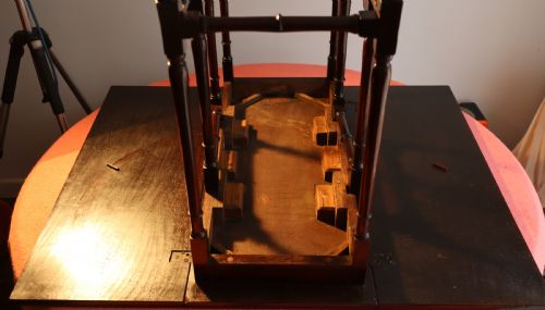 FINE GEORGIAN MAHOGANY SPIDER LEG TABLE - ADDITIONAL PHOTO 6