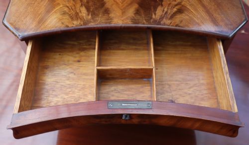MAHOGANY SWIVEL MIRROR SUPPORTED - ADDITIONAL PHOTO 5